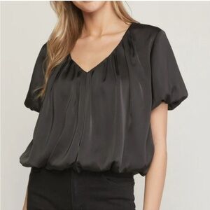 ASTR THE LABEL BLACK SHIRT